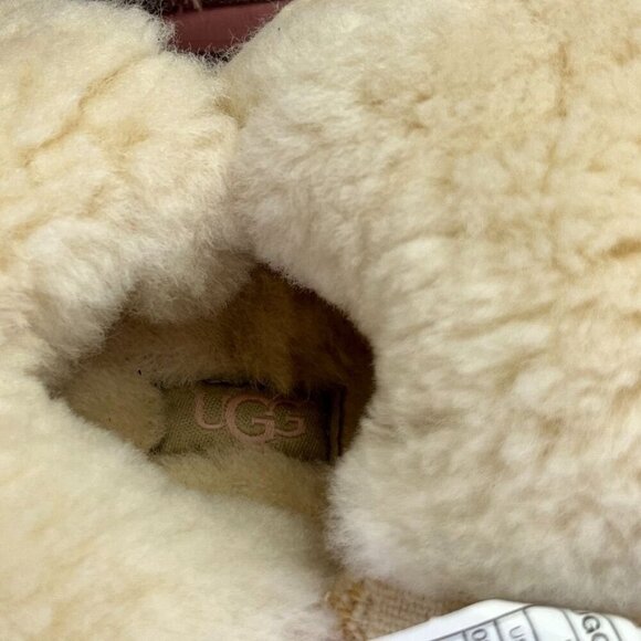 UGG® Keelan II Boot  Baby Size 2/3 in Metallic Glitter, Pink Hook & Loop Closure - Picture 8 of 15